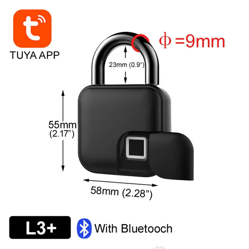 1  Advanced  Fingerprint Waterproof Smart Padlock